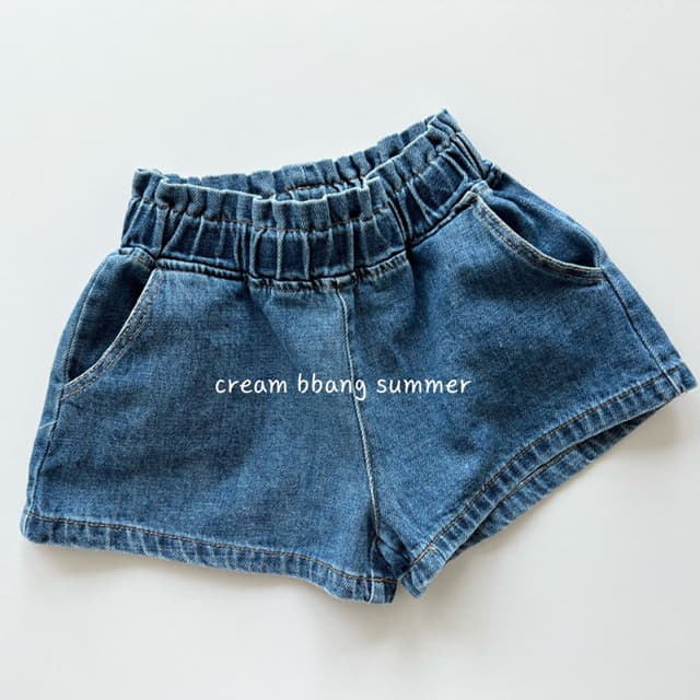 Cream Bbang - Korean Children Fashion - #magicofchildhood - Lovely Denim Shorts - 12