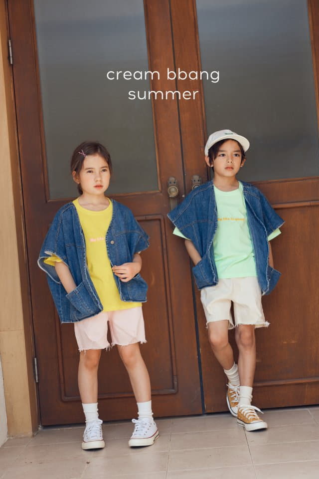 Cream Bbang - Korean Children Fashion - #minifashionista - Habana Denim Vest - 12