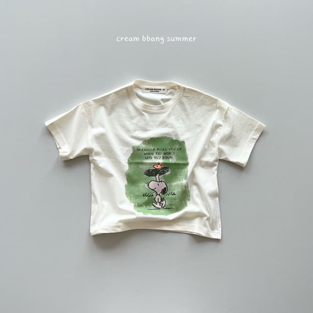 Cream Bbang - Korean Children Fashion - #minifashionista - Friends Ship Tee - 7