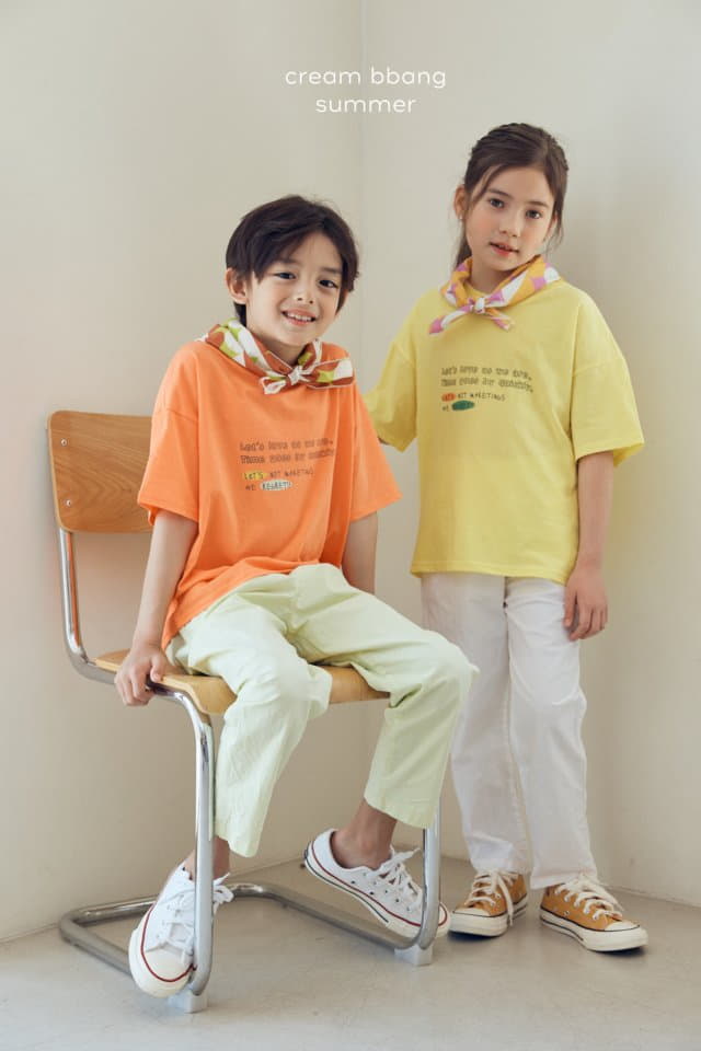 Cream Bbang - Korean Children Fashion - #minifashionista - Liv Tee - 12