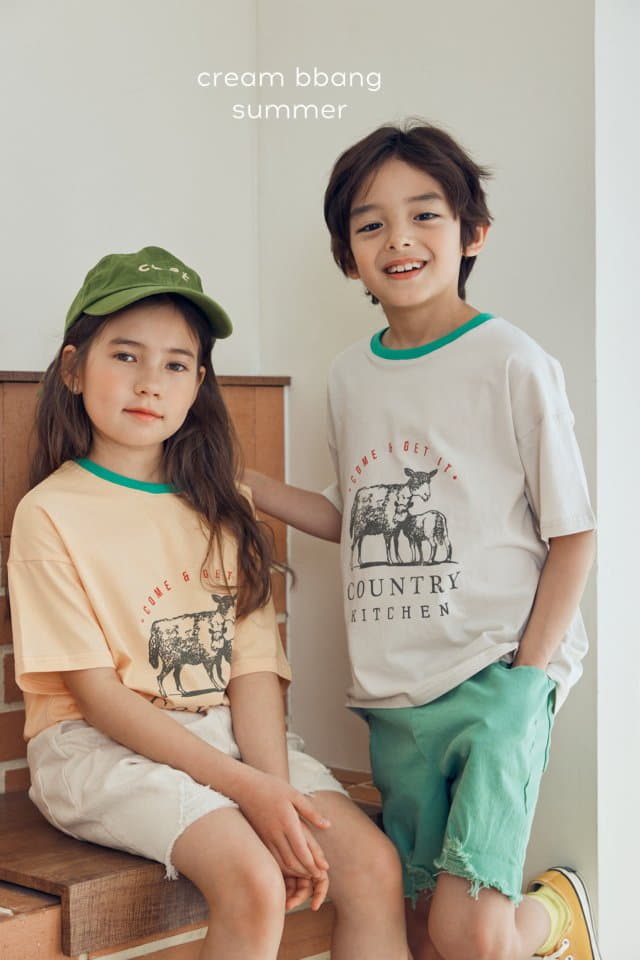 Cream Bbang - Korean Children Fashion - #prettylittlegirls - Cuntry Tee - 6