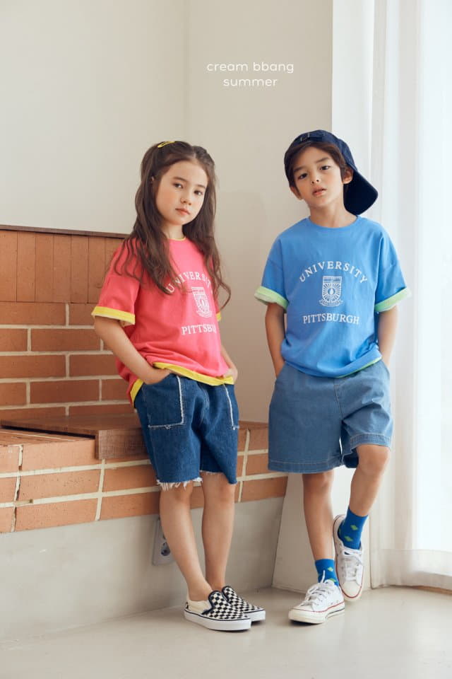 Cream Bbang - Korean Children Fashion - #prettylittlegirls - 505 Denim Shorts - 8