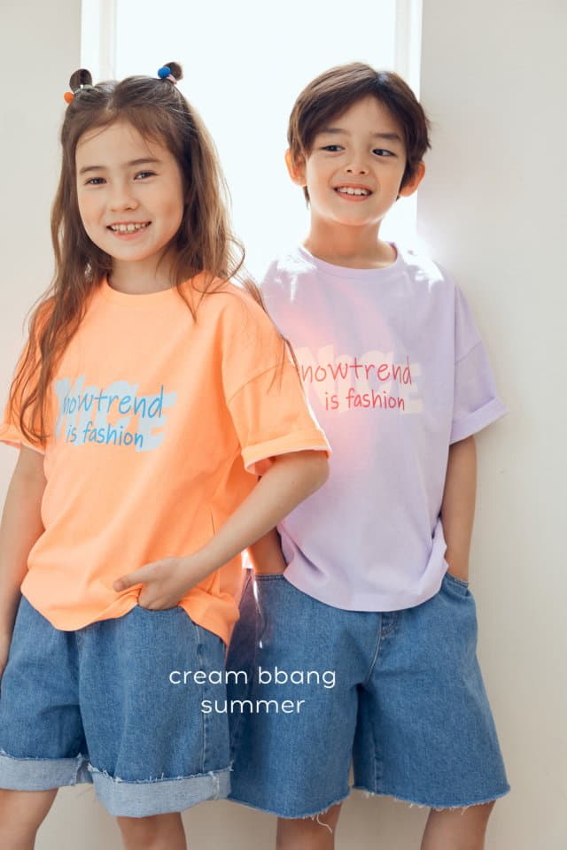 Cream Bbang - Korean Children Fashion - #prettylittlegirls - Trend Tee - 2