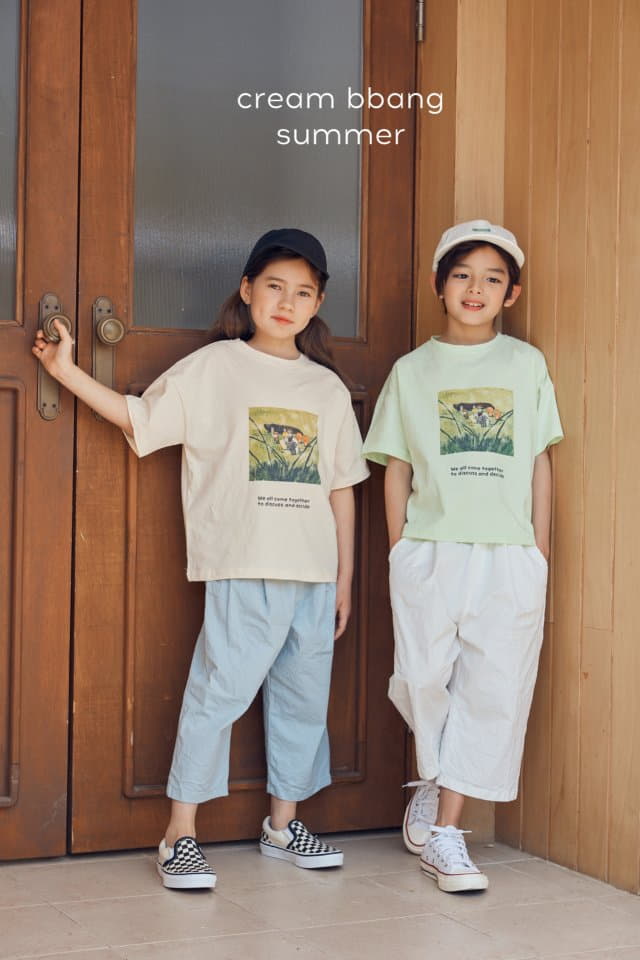 Cream Bbang - Korean Children Fashion - #stylishchildhood - Together Tee - 3