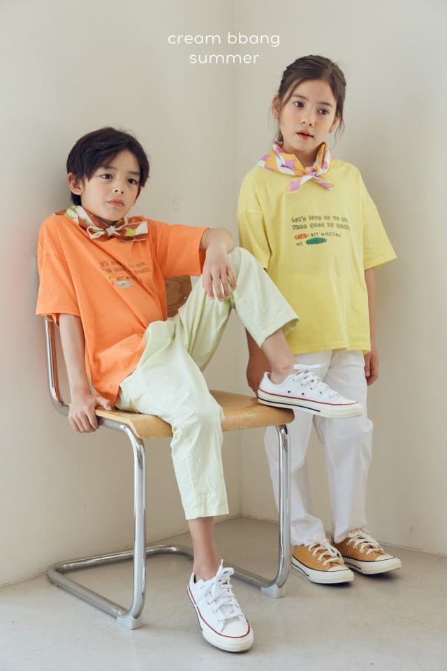 Cream Bbang - Korean Children Fashion - #todddlerfashion - Simple Pants - 8