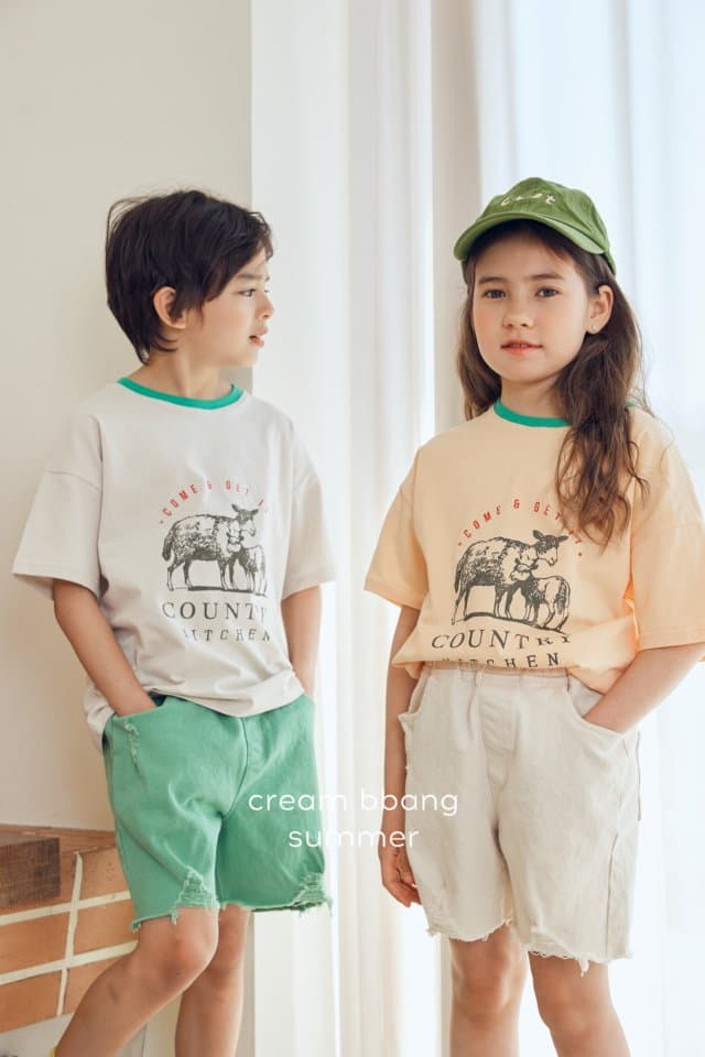 Cream Bbang - Korean Children Fashion - #todddlerfashion - Cuntry Tee - 7