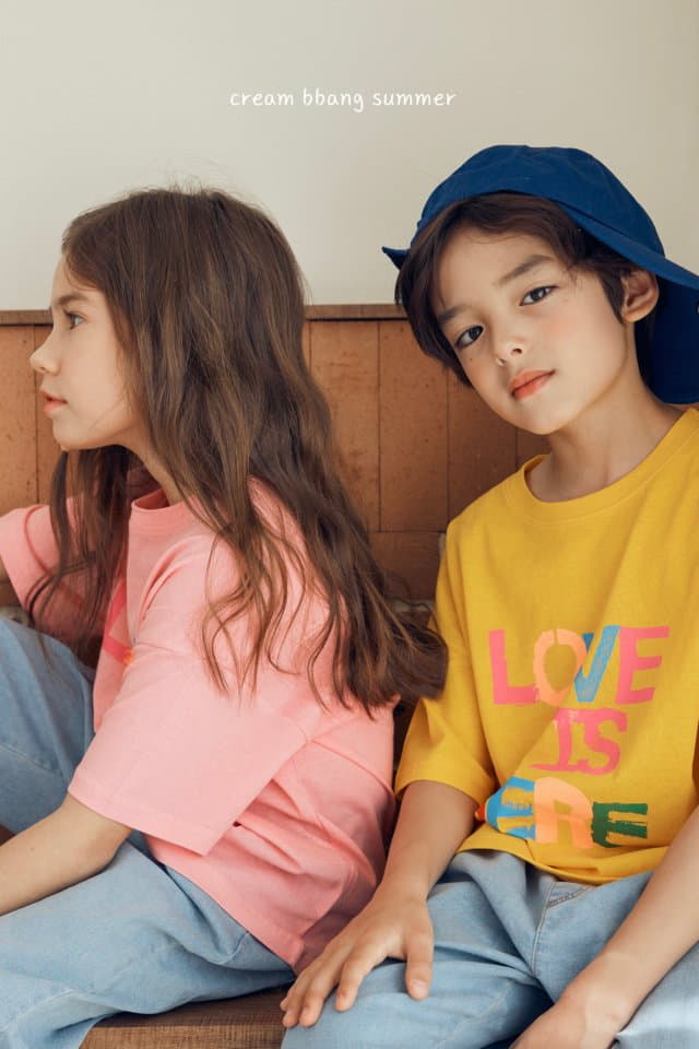 Cream Bbang - Korean Children Fashion - #todddlerfashion - Here Tee - 5