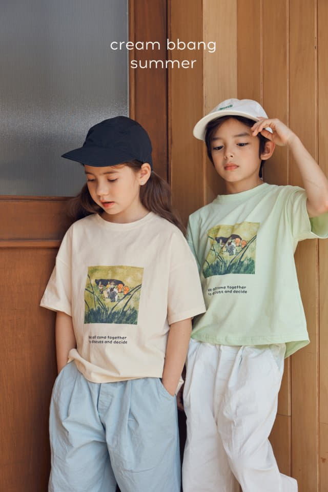 Cream Bbang - Korean Children Fashion - #toddlerclothing - Together Tee - 2