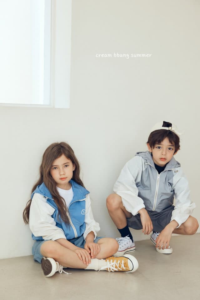 Cream Bbang - Korean Children Fashion - #toddlerclothing - Smile Raglan Windbreaker