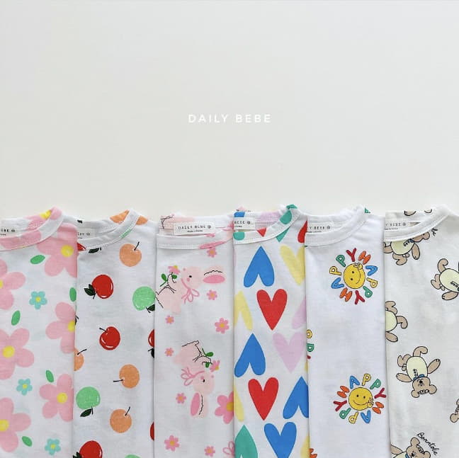 Daily Bebe - Korean Children Fashion - #littlefashionista - Pattern Tee