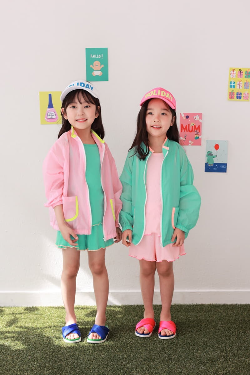 Dalla - Korean Children Fashion - #kidzfashiontrend - Rib Top Bottom Set - 4