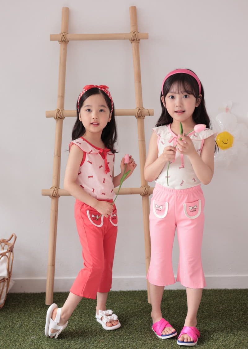 Dalla - Korean Children Fashion - #Kfashion4kids - Jan Jan Ribbon Tee - 5