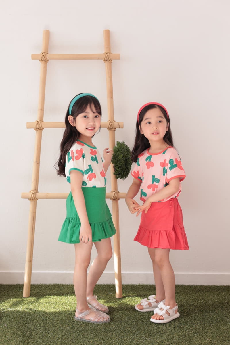 Dalla - Korean Children Fashion - #kidzfashiontrend - Tree Flower Tee - 4