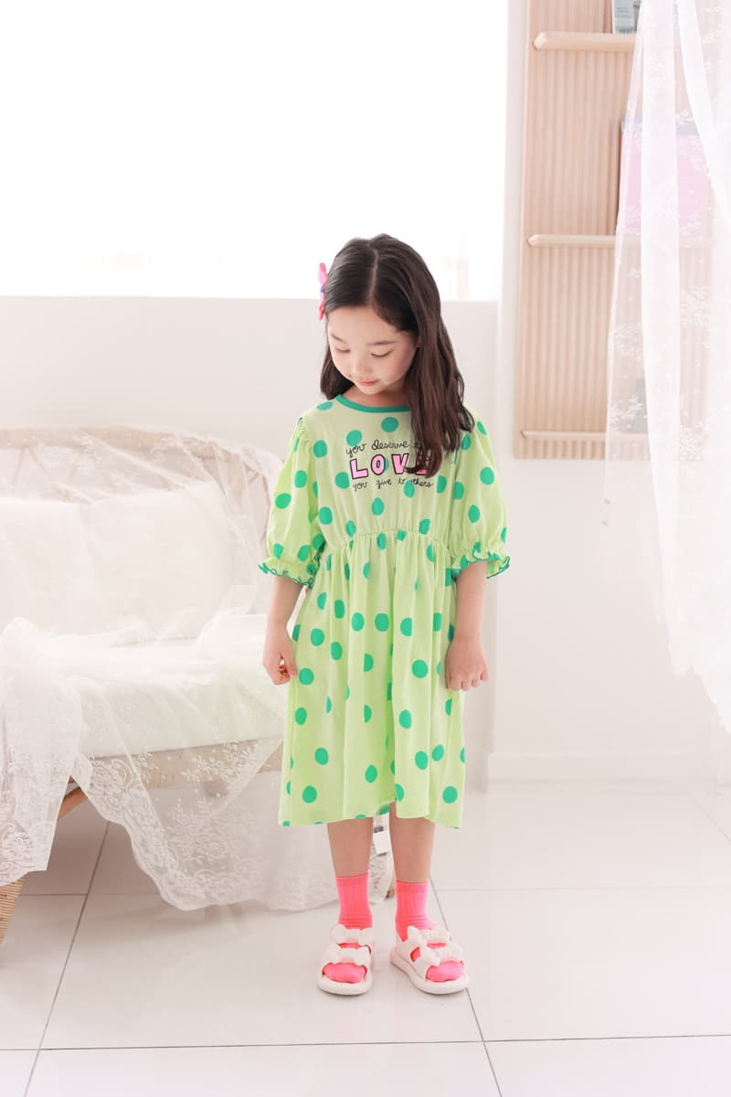 Dalla - Korean Children Fashion - #childofig - Love One-piece - 6