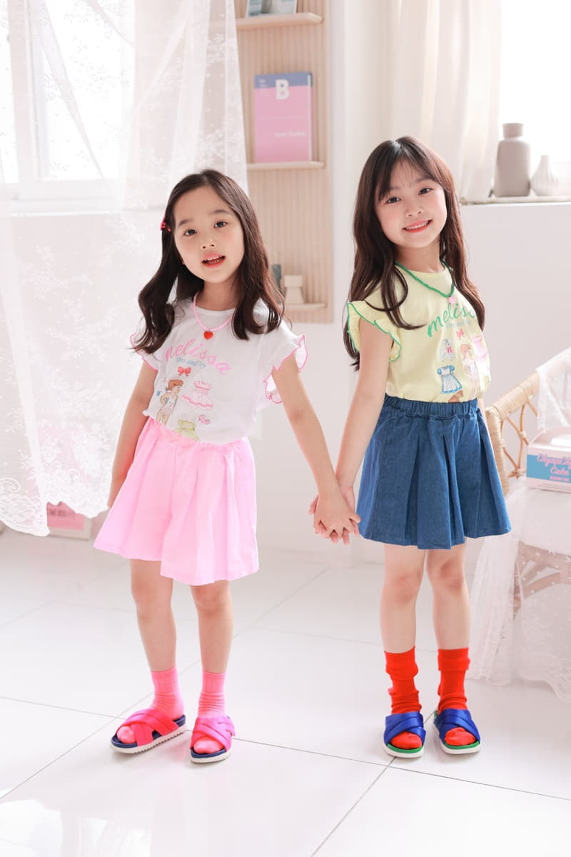 Dalla - Korean Children Fashion - #childofig - Wrinkle Skirt Pants