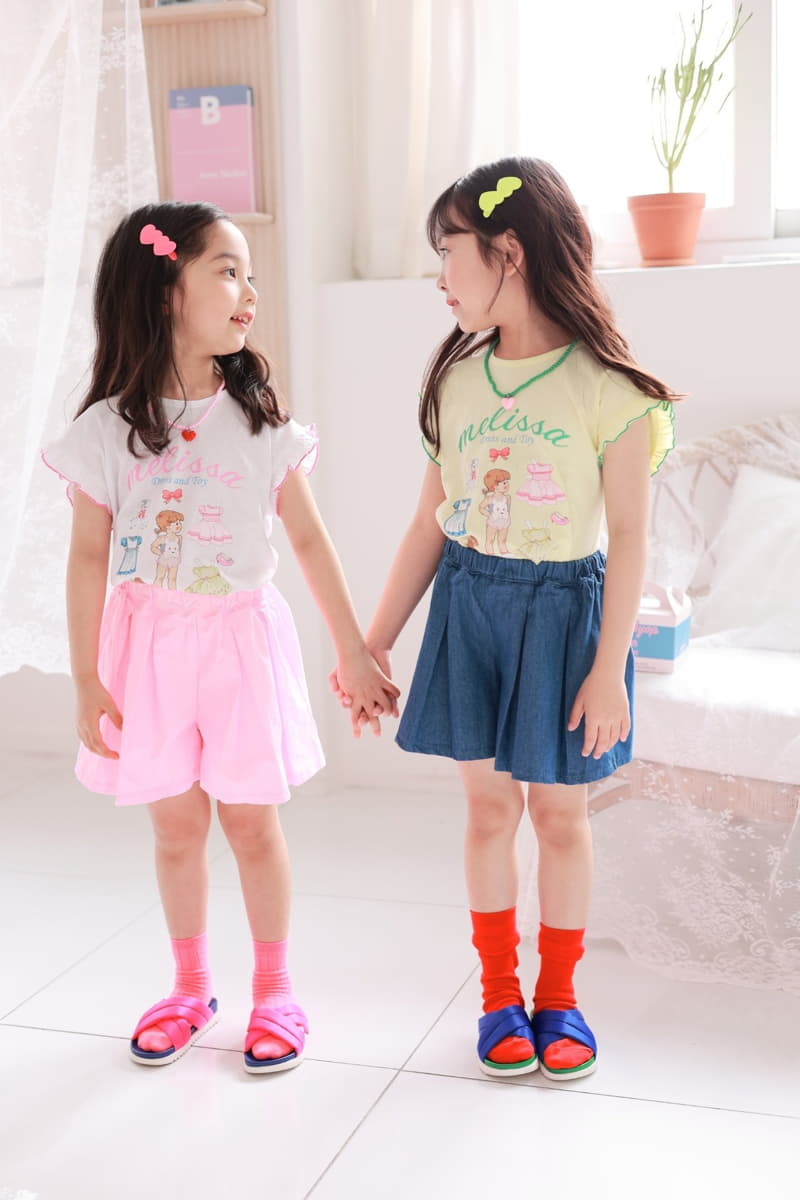 Dalla - Korean Children Fashion - #childofig - Wrinkle Skirt Pants - 2