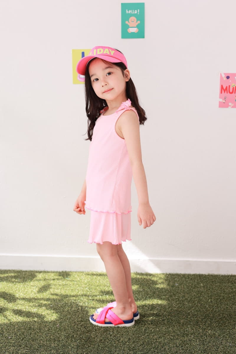 Dalla - Korean Children Fashion - #childrensboutique - Rib Top Bottom Set - 11