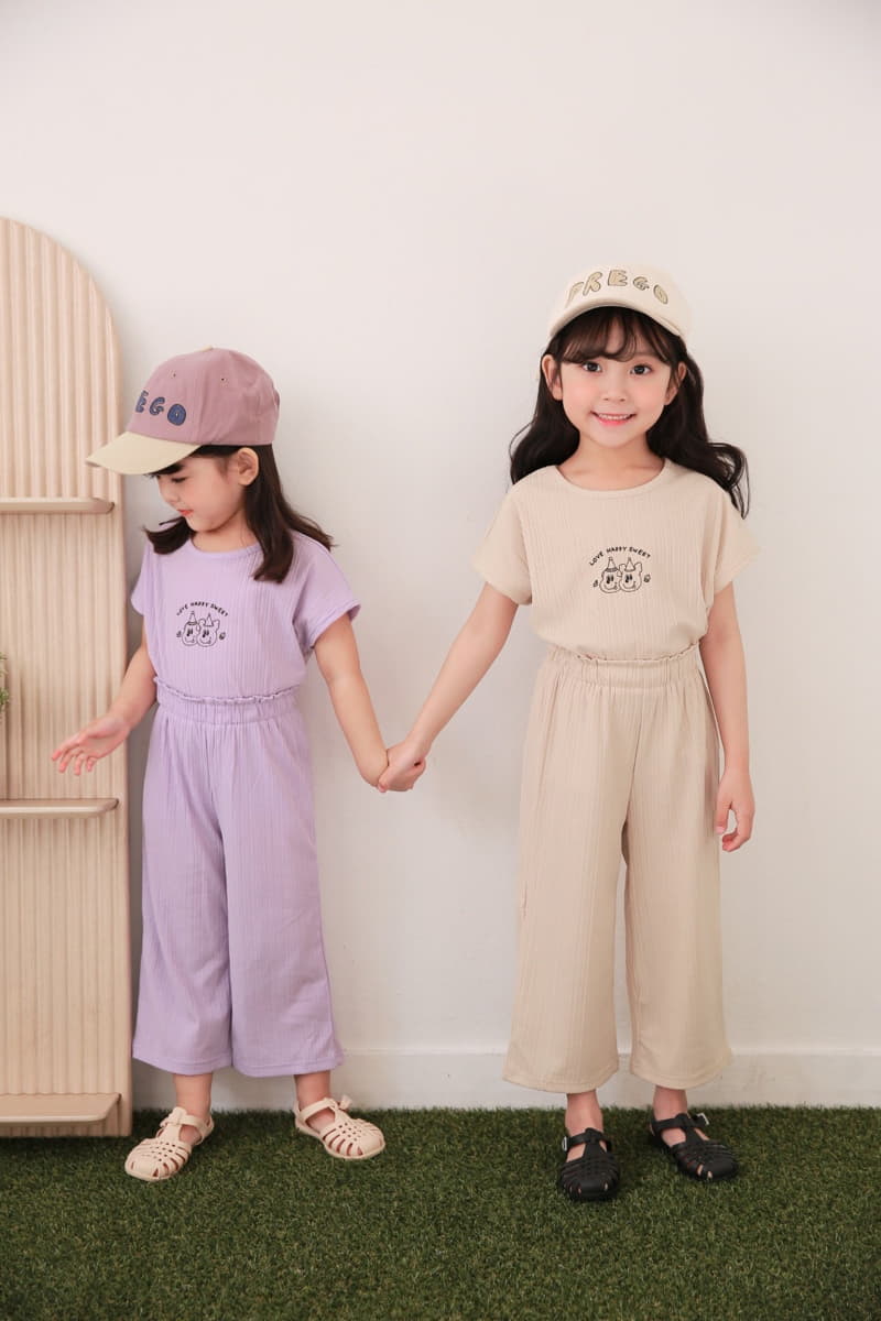 Dalla - Korean Children Fashion - #kidsstore - Friends Top Bottom Set