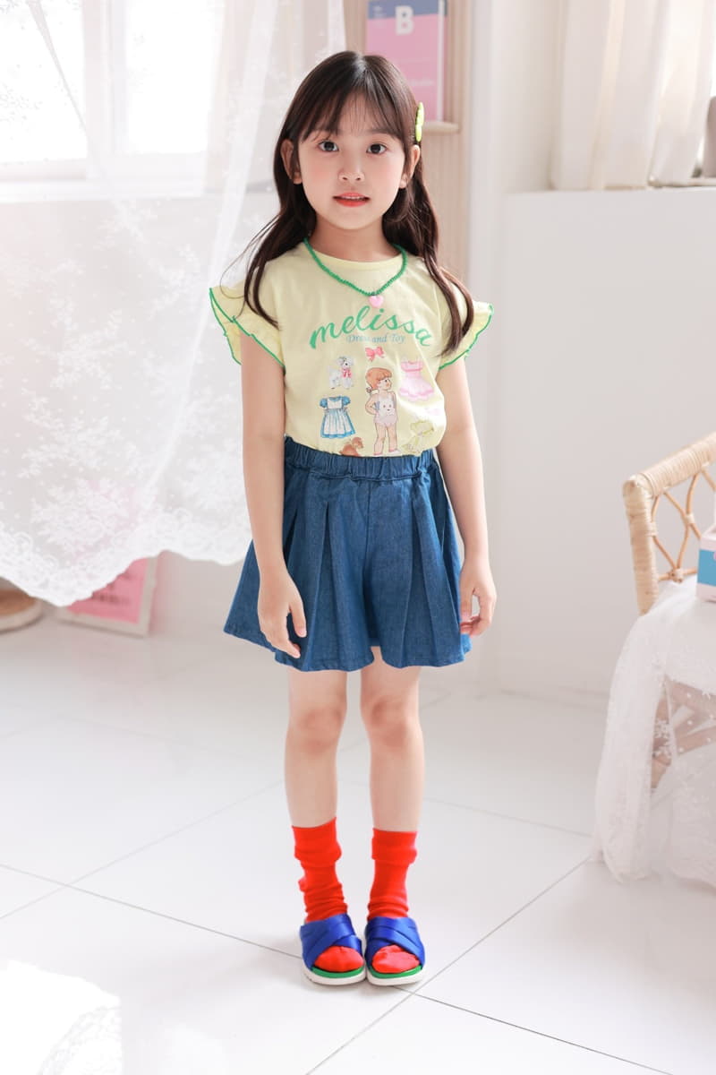 Dalla - Korean Children Fashion - #kidsstore - Wrinkle Skirt Pants - 8