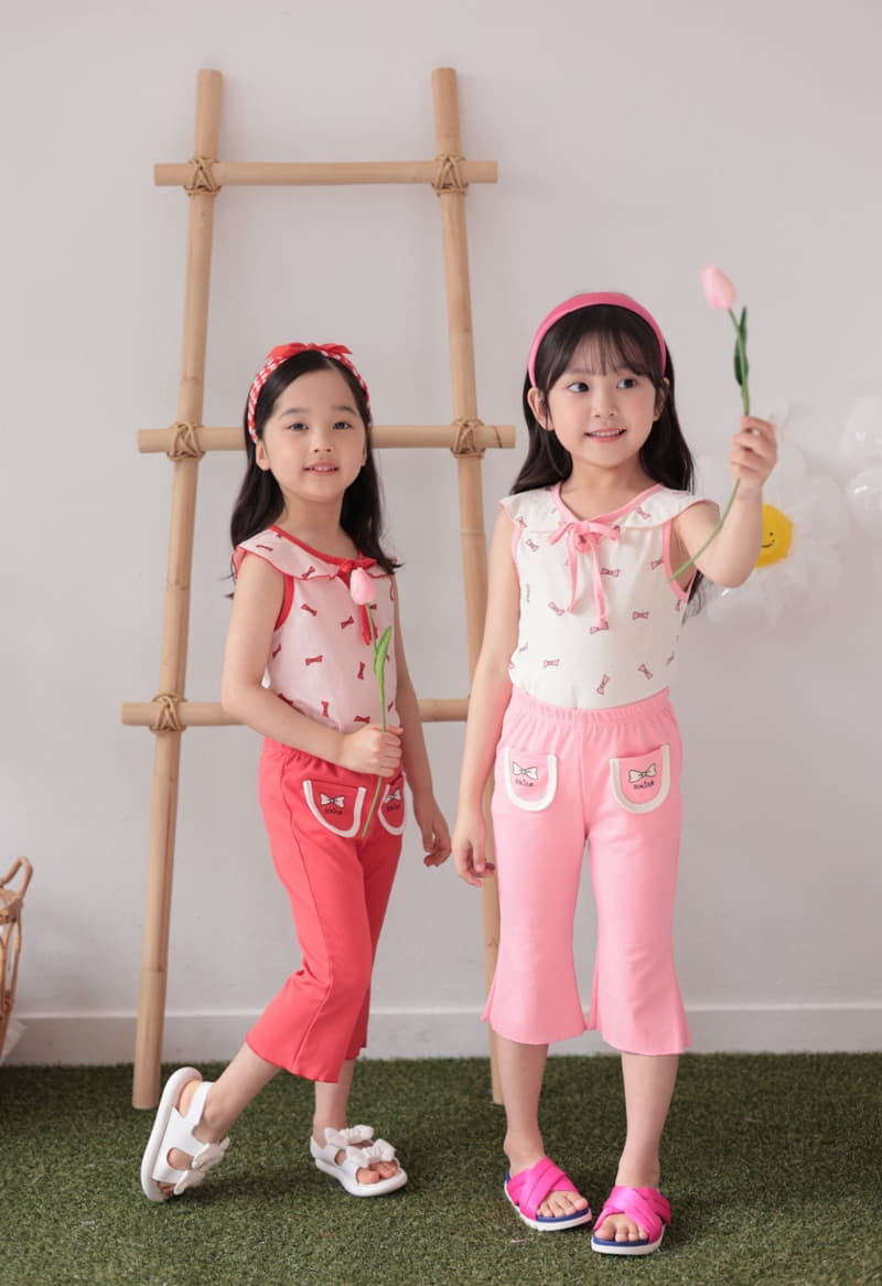 Dalla - Korean Children Fashion - #kidsstore - Jan Jan Ribbon Tee - 4