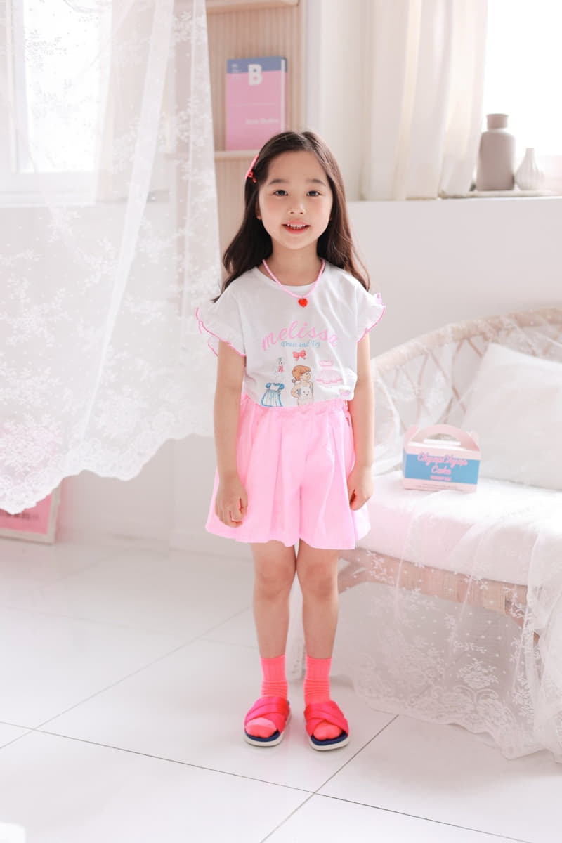 Dalla - Korean Children Fashion - #littlefashionista - Wrinkle Skirt Pants - 11