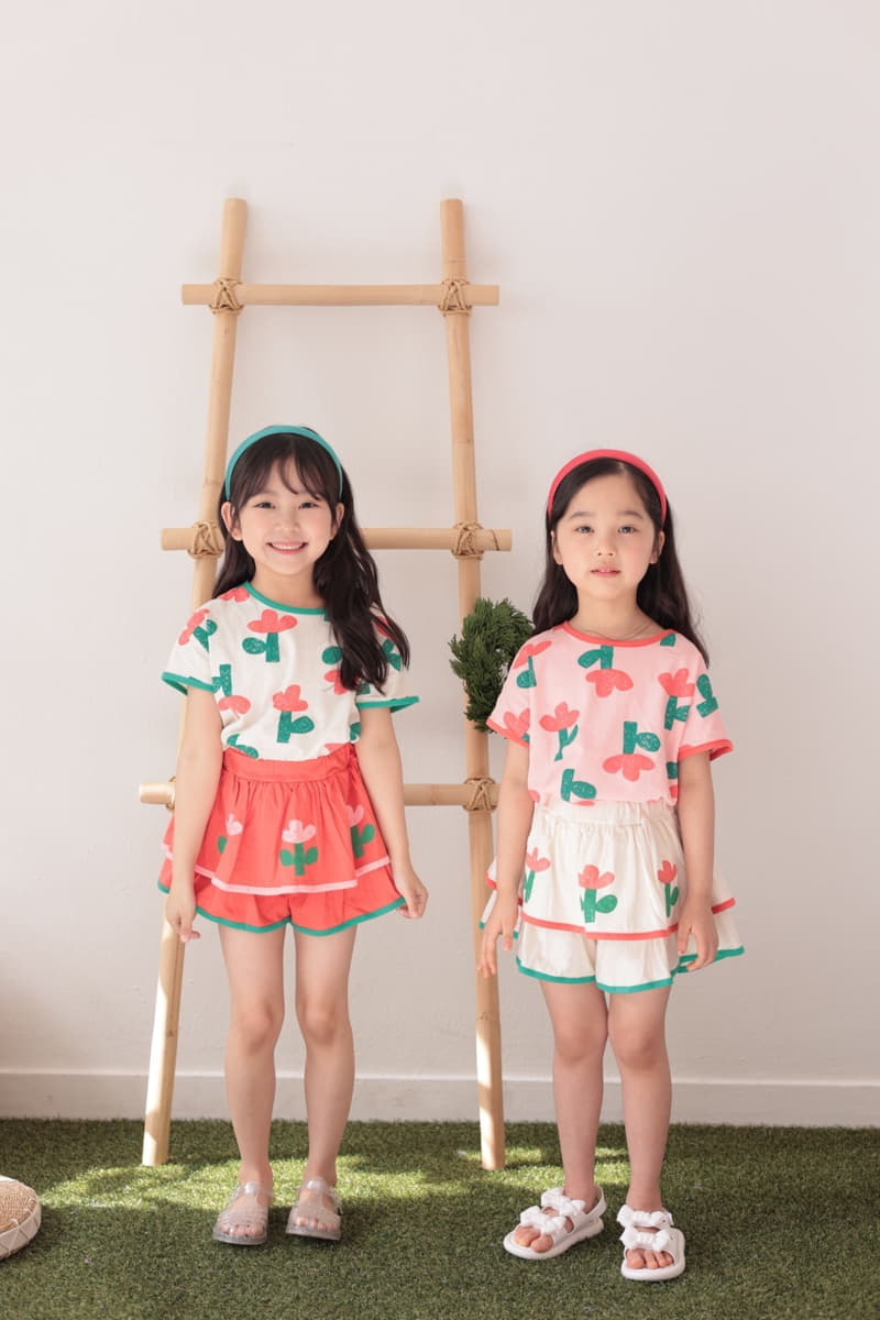 Dalla - Korean Children Fashion - #littlefashionista - Tree Flower Tee - 5