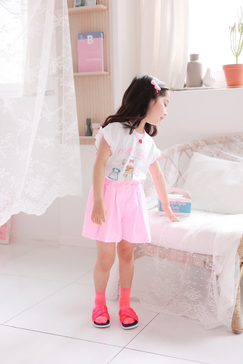 Dalla - Korean Children Fashion - #magicofchildhood - Wrinkle Skirt Pants - 12