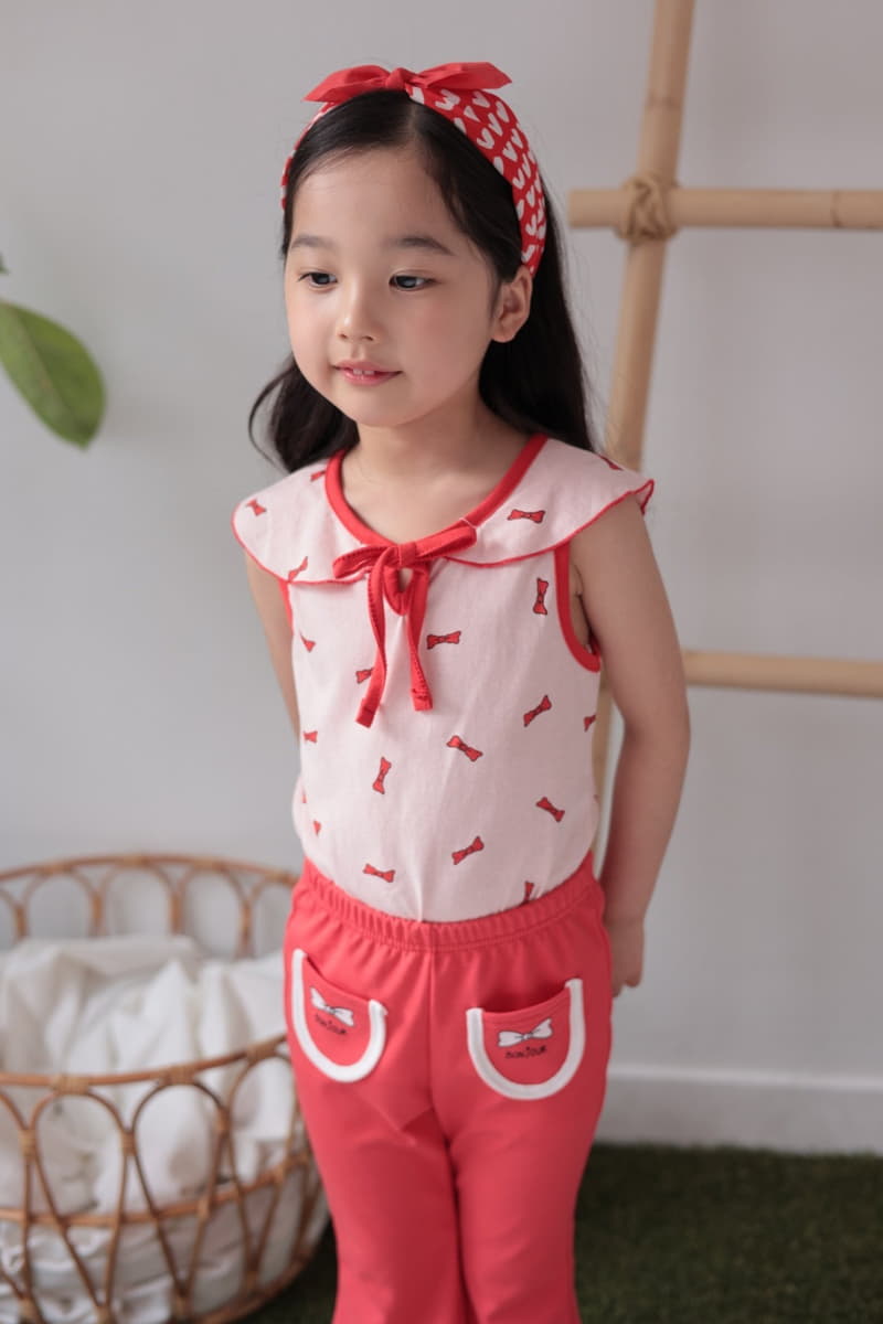 Dalla - Korean Children Fashion - #minifashionista - Jan Jan Ribbon Tee - 8