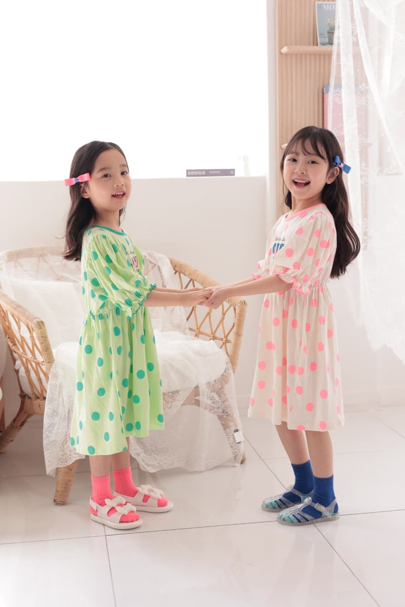 Dalla - Korean Children Fashion - #prettylittlegirls - Love One-piece - 2