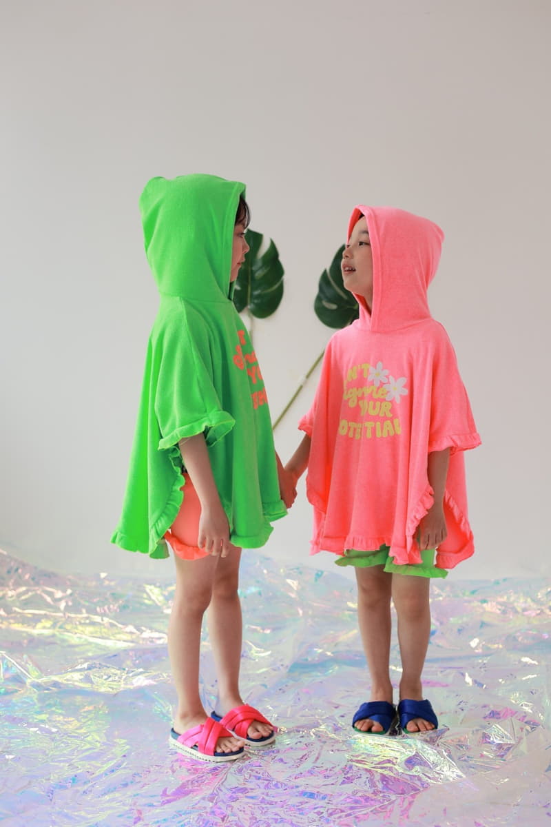 Dalla - Korean Children Fashion - #prettylittlegirls - Neon Beach Gawn - 9