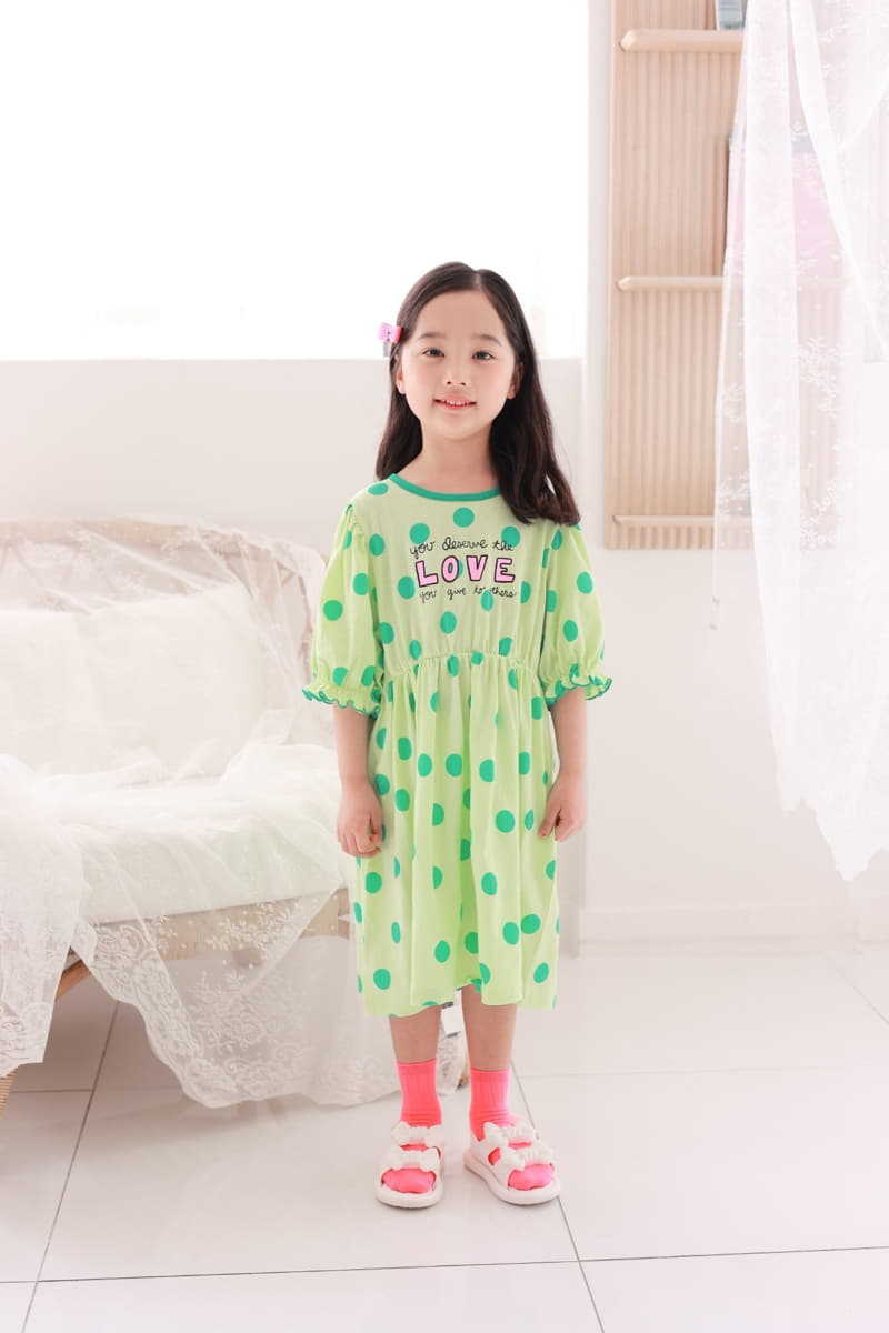 Dalla - Korean Children Fashion - #stylishchildhood - Love One-piece - 5