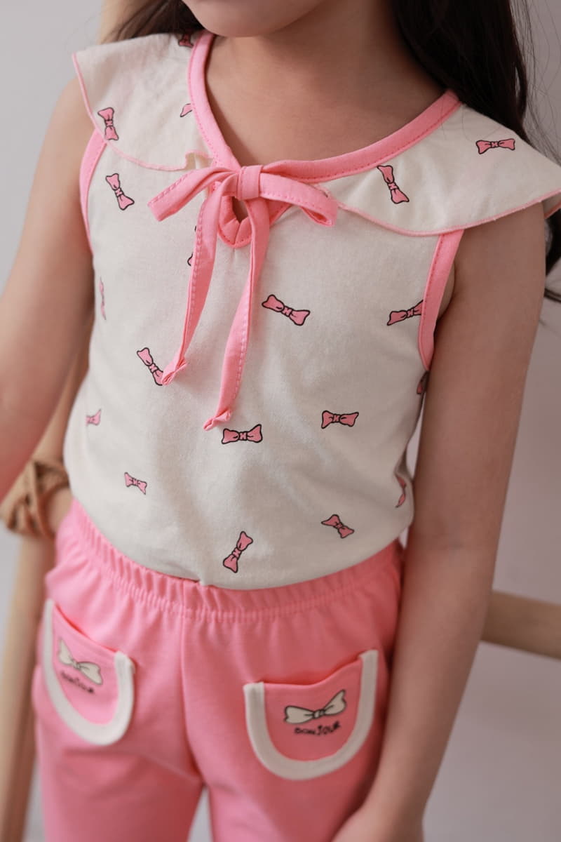 Dalla - Korean Children Fashion - #stylishchildhood - Jan Jan Ribbon Tee - 12