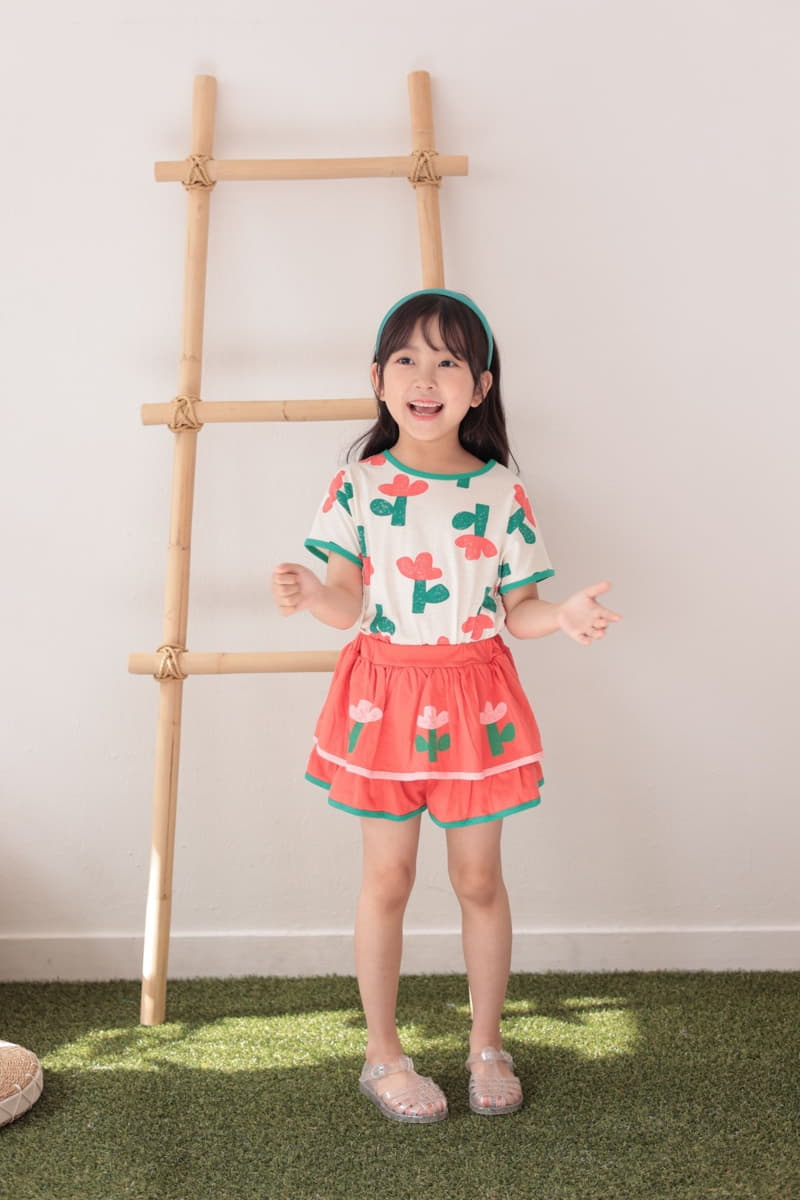 Dalla - Korean Children Fashion - #stylishchildhood - Tree Flower Tee - 11