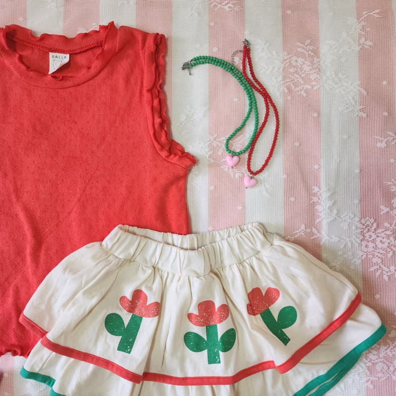 Dalla - Korean Children Fashion - #todddlerfashion - Snoe Flower Tee - 11