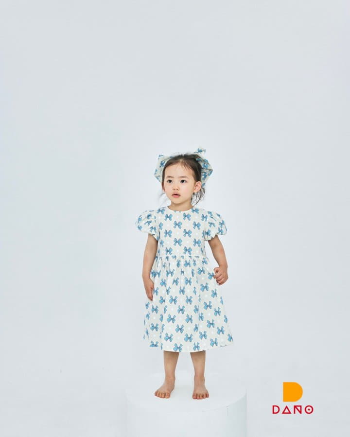 Dano - Korean Children Fashion - #Kfashion4kids - Ribbon One-piece - 8