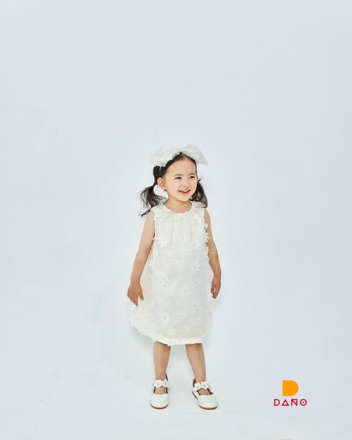 Dano - Korean Children Fashion - #childofig - Neck Banding One-piece