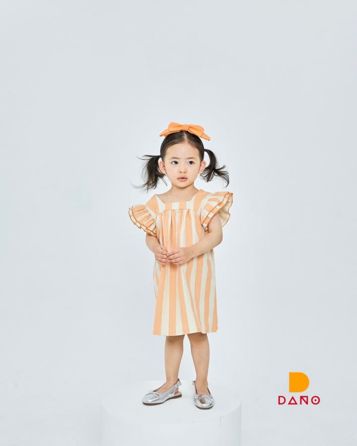 Dano - Korean Children Fashion - #childrensboutique - Stripes One-piece - 6