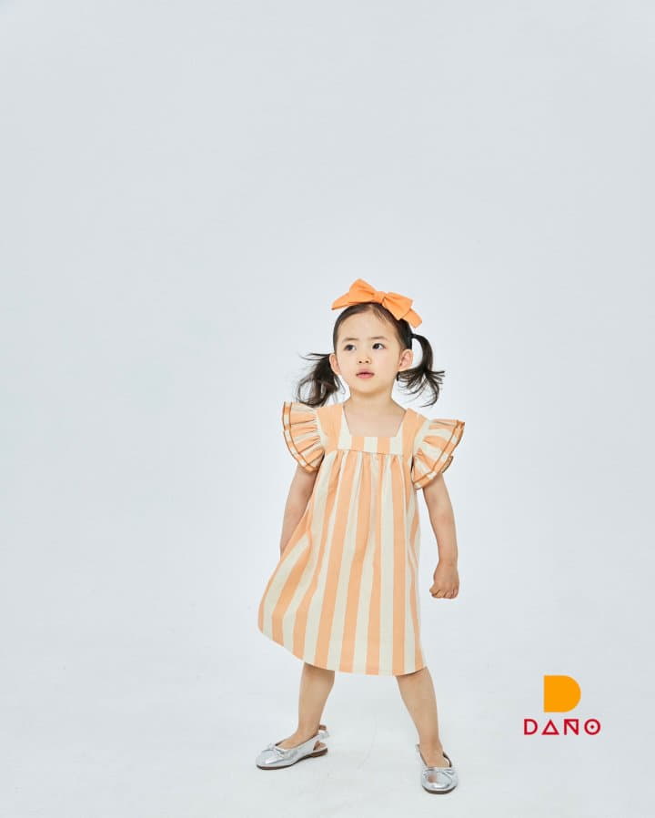 Dano - Korean Children Fashion - #discoveringself - Stripes One-piece - 8