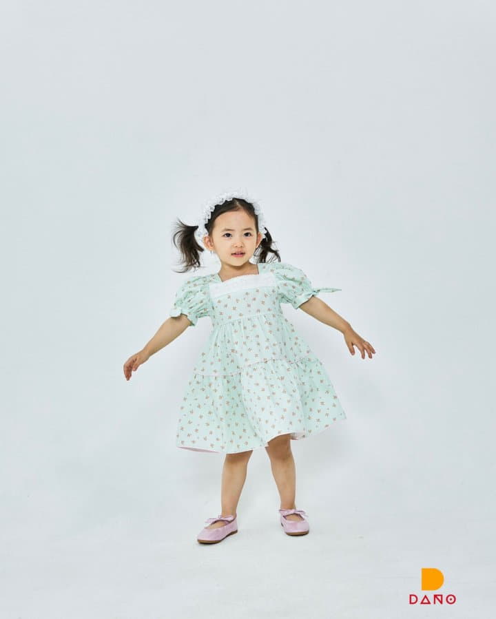 Dano - Korean Children Fashion - #discoveringself - Mini Flower Lace One-piece