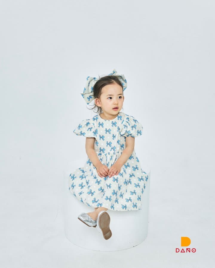 Dano - Korean Children Fashion - #discoveringself - Ribbon One-piece - 4