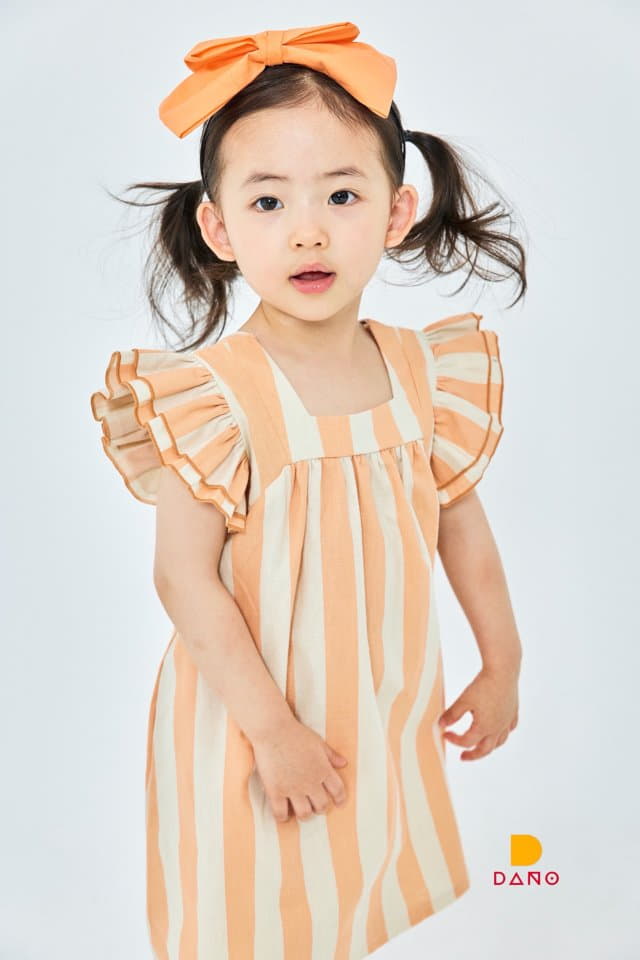 Dano - Korean Children Fashion - #kidsstore - Stripes One-piece - 11