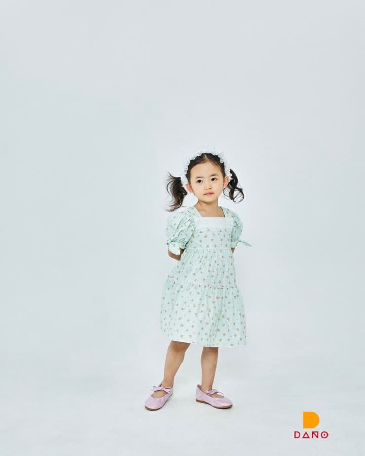 Dano - Korean Children Fashion - #kidsshorts - Mini Flower Lace One-piece - 4