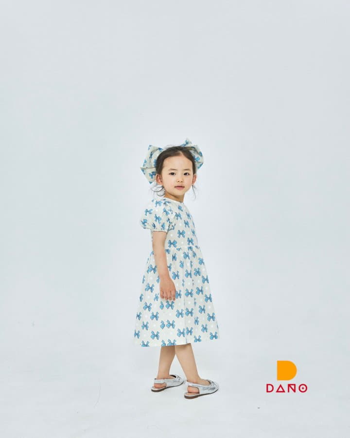 Dano - Korean Children Fashion - #kidzfashiontrend - Ribbon One-piece - 7