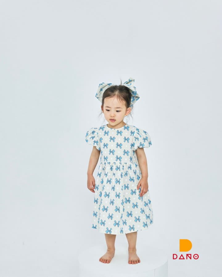 Dano - Korean Children Fashion - #littlefashionista - Ribbon One-piece - 9