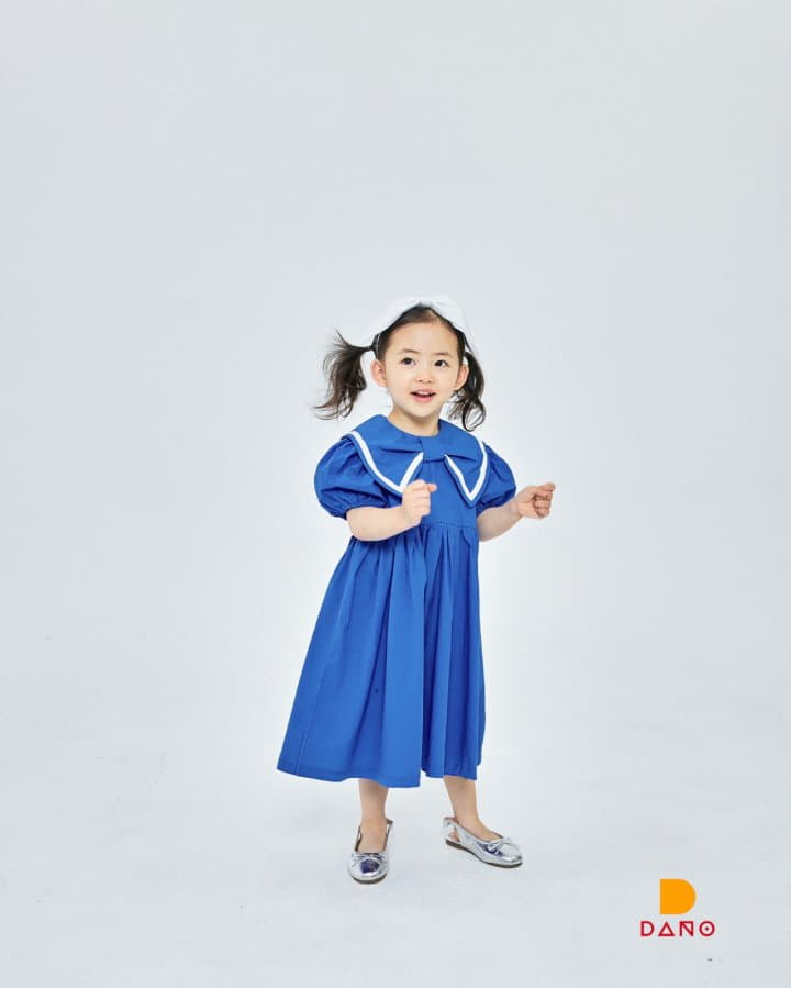 Dano - Korean Children Fashion - #magicofchildhood - Wave Collar One-piece - 9