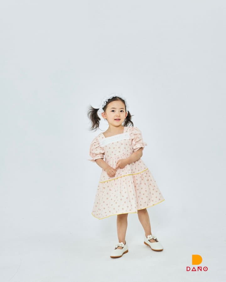 Dano - Korean Children Fashion - #magicofchildhood - Mini Flower Lace One-piece - 8