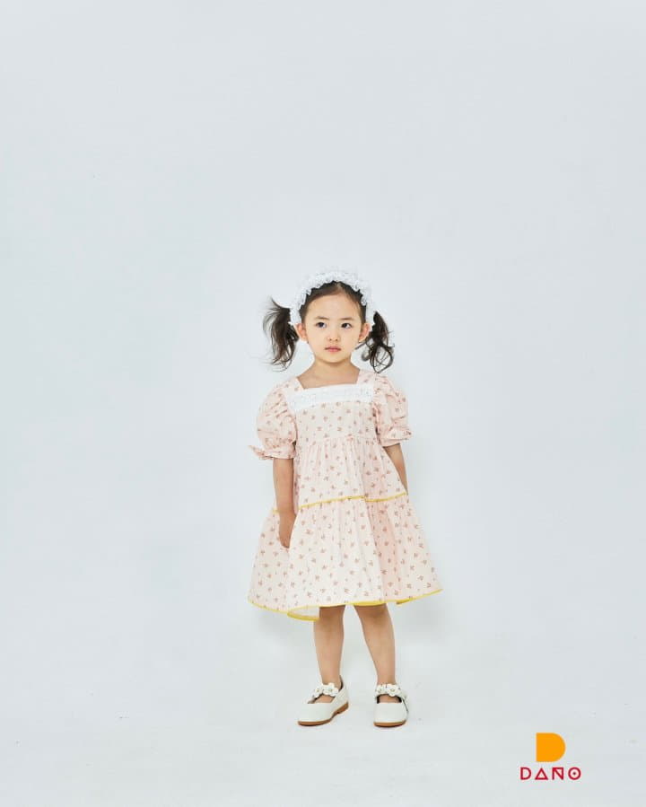 Dano - Korean Children Fashion - #minifashionista - Mini Flower Lace One-piece - 9