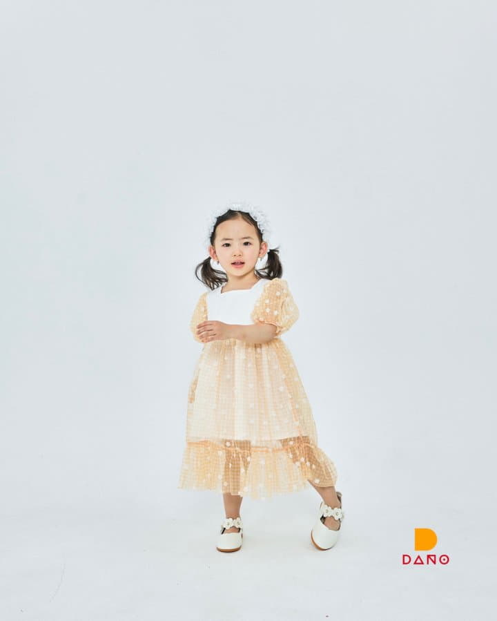 Dano - Korean Children Fashion - #prettylittlegirls - Embroidery One-piece - 8