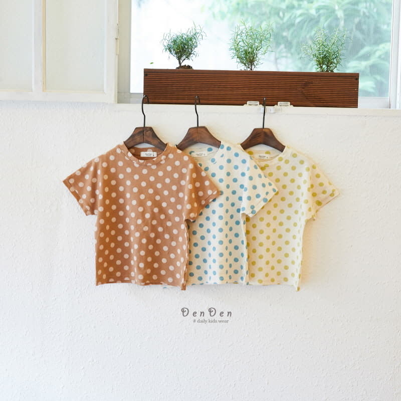 Denden - Korean Children Fashion - #littlefashionista - Dot Tee