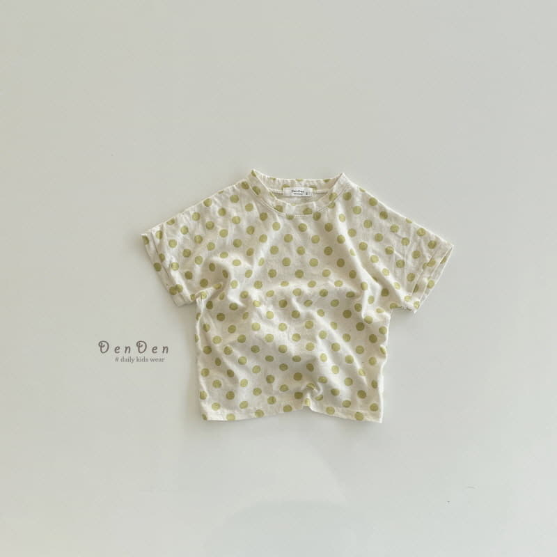 Denden - Korean Children Fashion - #minifashionista - Dot Tee - 4